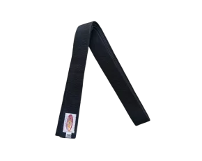 Centura din bumbac pentru kimono, Top Budo, lungime 300 cm, culoare negru