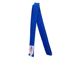 Centura din bumbac pentru kimono, Top Budo, lungime 340 cm, culoare albastru