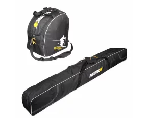 Pachet husa clapari + husa schiuri 190cm, negru