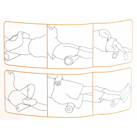 Yoga Foam Roller LS3768B yoga roller orange