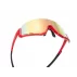 Ochelari de soare multisport, Kiirus Pulse, rosu lucios