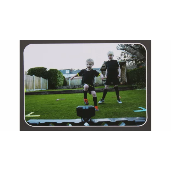 Rebounder fotbal Quickplay RXTR Home Coach cu panou LED si markere podea