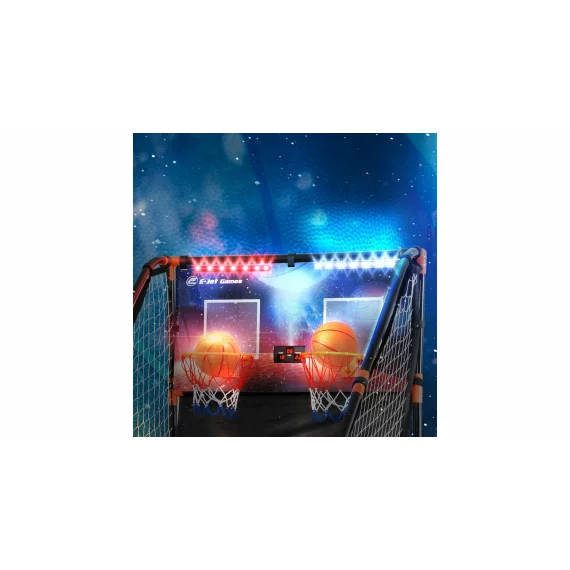 Joc de baschet pentru doi jucatori cu lumini si sunete Double Shot Basketball Arcade