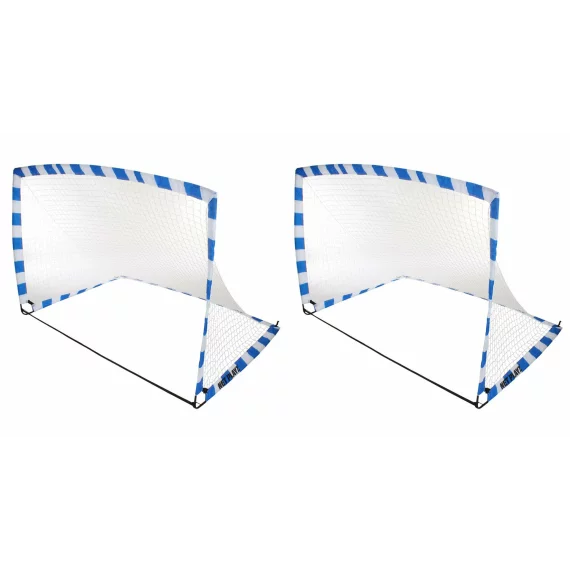 Set porti de handbal pliabile Net Playz, dimensiuni 1,8 x 1,2 m