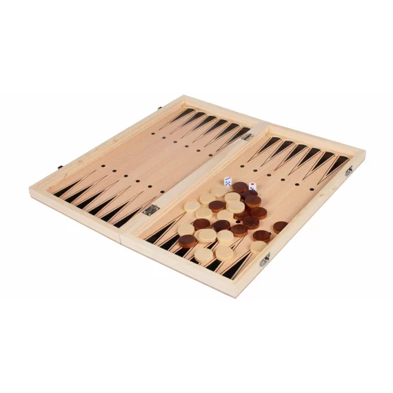 Tabla sah 3 in 1 Exclusive 3v1, dimensiuni 39 x 39 x 2 cm
