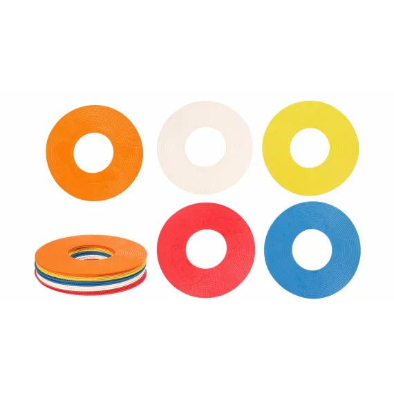 Set de marcaje de podea cu inel plat 5x4 buc, color mix