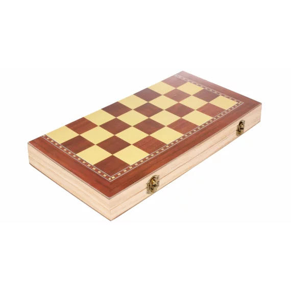 Tabla de sah din lemn 39 x 39 x 2 cm