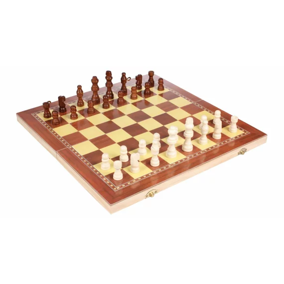 Tabla de sah din lemn 39 x 39 x 2 cm