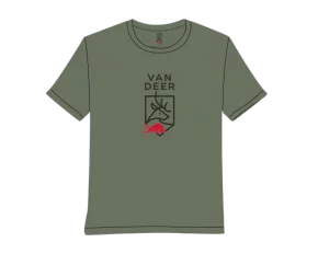 Tricou pentru copii VAN DEER - Red Bull Sports KIDS LOGO T-SHIRT KHAKI