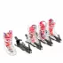 Set 4 pahare shot in forma de clapari, Apres-Allstars Ski Boot Shot Glass Binding, negru