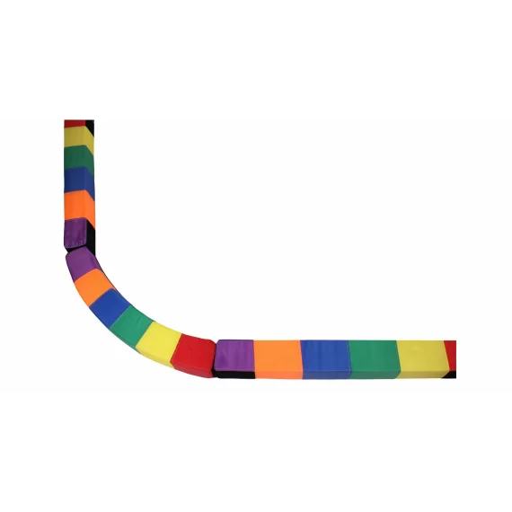 Instrument didactic curbat din spuma pentru echilibru, set 2 buc