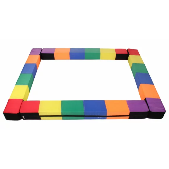 Instrument didactic cu bare drepte din spuma pentru echilibru, set 4 buc