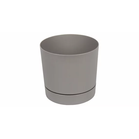 Ghiveci decorativ cu tava detasabila Oliver 18, gri