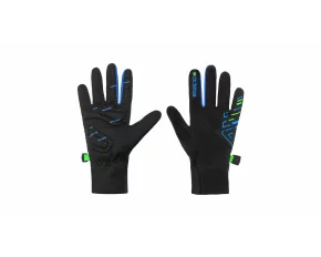 Manusi Etape Puzzle pentru copii, negru-albastru