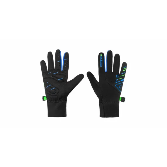 Manusi Etape Puzzle pentru copii, negru-albastru