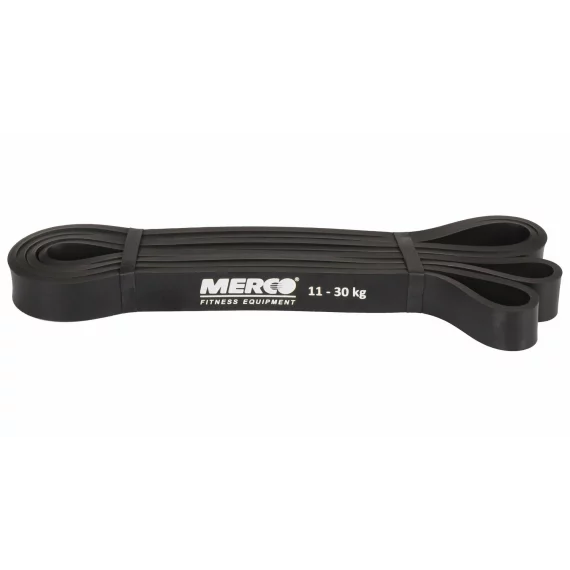 Banda de antrenament Latex Force Band, 21 mm, rezistenta 11 - 30 kg , negru