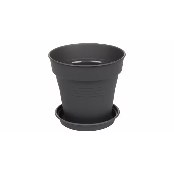 Farfurie pentru ghiveci Camelie 29, antracit