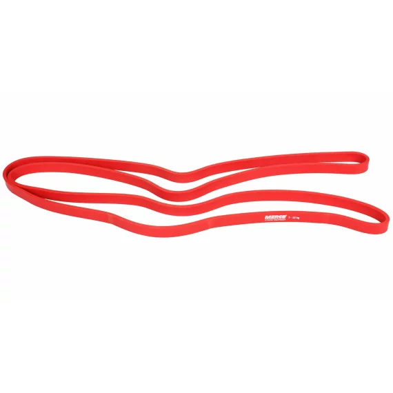 Banda de antrenament Latex Force Band, 13 mm, rezistenta 7 - 16 kg, rosu