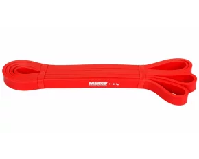 Banda de antrenament Latex Force Band, 13 mm, rezistenta 7 - 16 kg, rosu