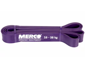 Banda de antrenament Latex Force Band 32 mm, rezistenta  16 - 38 kg, violet