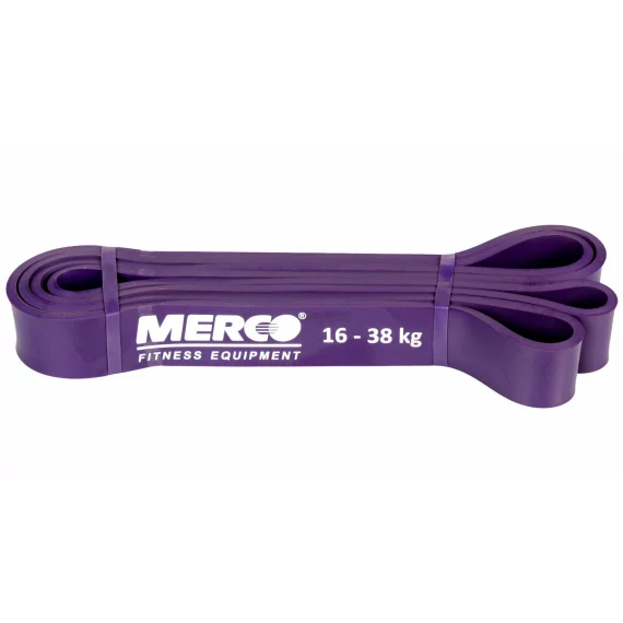Banda de antrenament Latex Force Band 32 mm, rezistenta  16 - 38 kg, violet