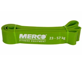 Banda de antrenament Latex Force Band 45 mm, rezistenta 23 - 57 kg, verde