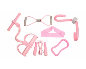 Set yoga cu 6 piese, roz
