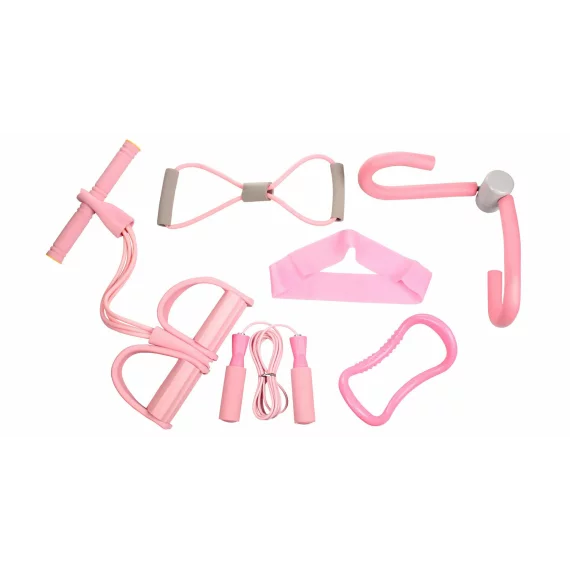 Set yoga cu 6 piese, roz