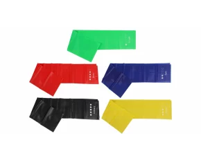 Set de benzi elastice fitness Yoga Stretch Mix 1500, 5 buc, mix de culori