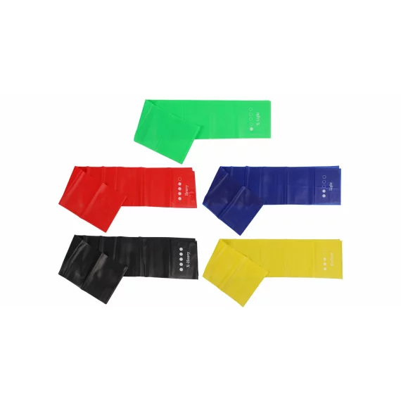 Yoga Stretch Mix 1500 set of fitness bands 5 pcs color mix