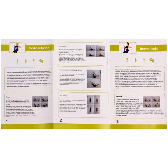 Set de benzi elastice Yoga Stretch Mix 1500, 5 buc, gri