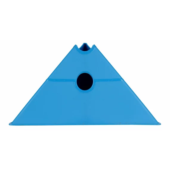 Con multifunctional de antrenament Merco Tri Corners, 13,5 cm inaltime,  albastru