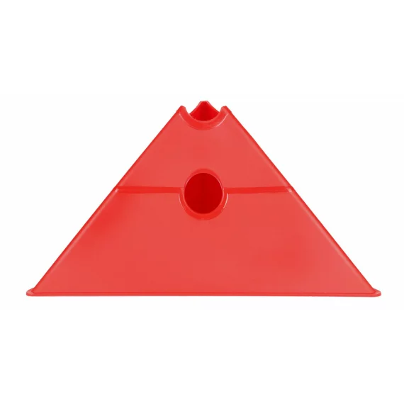 Con multifunctional de antrenament Merco Tri Corners, 13,5 cm inaltime,  rosu