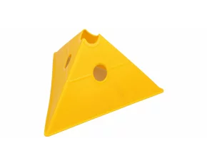 Con multifunctional de antrenament Merco Tri Corners, 13,5 cm inaltime, portocaliu