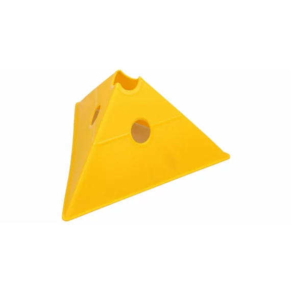 Con multifunctional de antrenament Merco Tri Corners, 13,5 cm inaltime, portocaliu