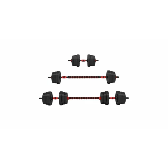 Set fitness cu greutati variabile, 20 kg