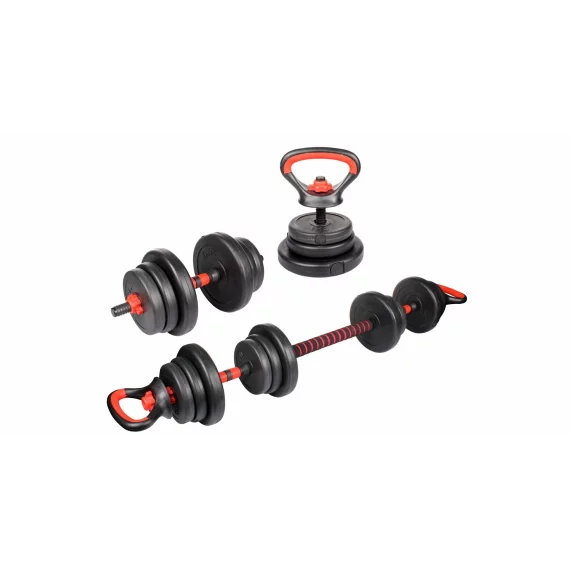 Set fitness cu greutati variabile, 20 kg
