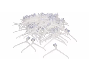 Suporturi multifunctionale (tip umeras) din plastic pentru mini tricouri de fotbal, 100 buc