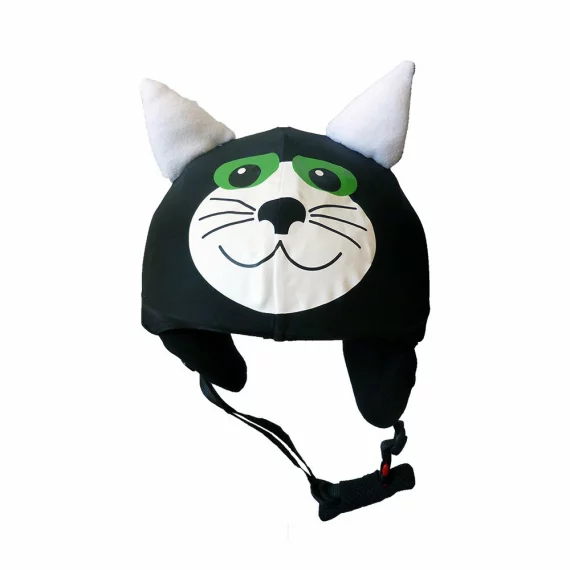 Husa casca ciclism/schi/snowboard, Evercover Black Cat Universal