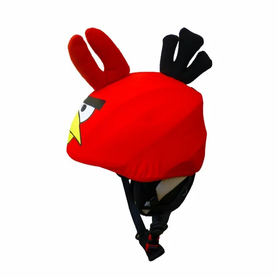Husa casca ciclism/schi/snowboard, Evercover Funky Bird Universal, rosu