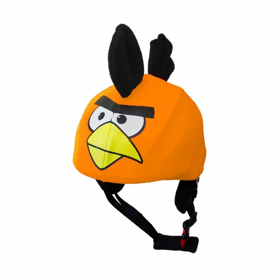 Husa casca ciclism/schi/snowboard, Evercover Funky Bird Universal, portocaliu