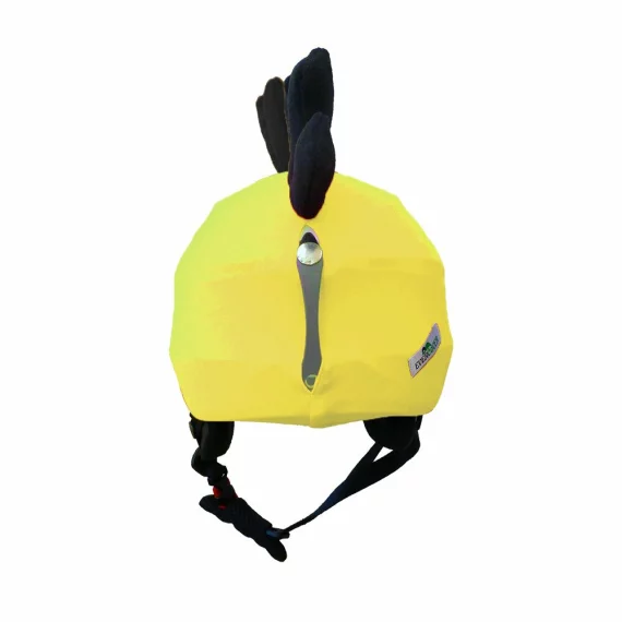 Husa casca ciclism/schi/snowboard, Evercover Funky Bird Universal, galben