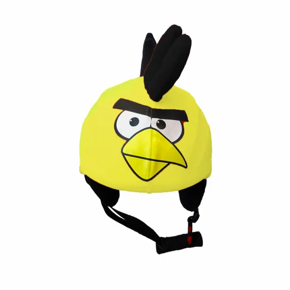 Husa casca ciclism/schi/snowboard, Evercover Funky Bird Universal, galben