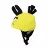Husa casca ciclism/schi/snowboard, Evercover Funky Bird Universal, galben