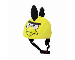 Husa casca ciclism/schi/snowboard, Evercover Funky Bird Universal, galben