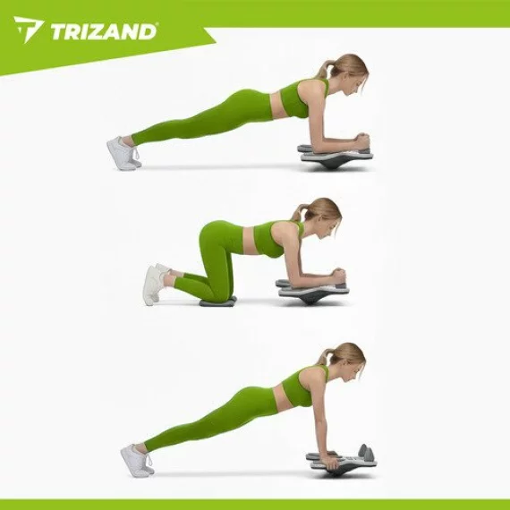 Placa echilibru TRIZAND, Balance Board with Counter 26946, echilibru si coordonare