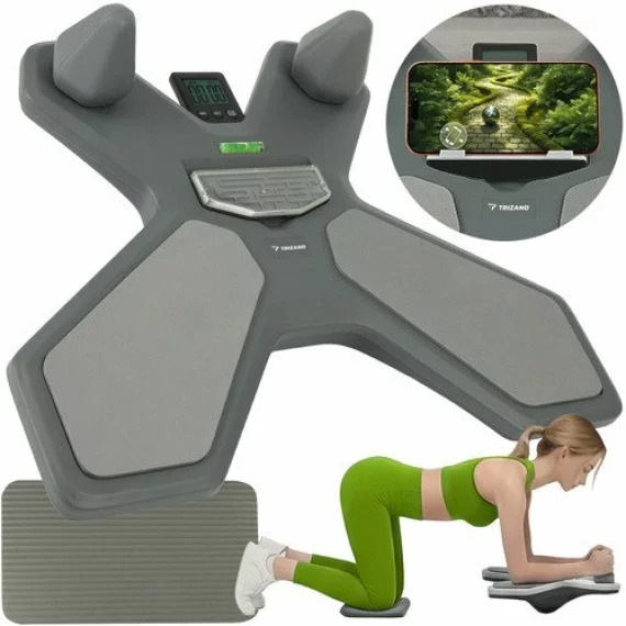 Placa echilibru TRIZAND, Balance Board with Counter 26946, echilibru si coordonare