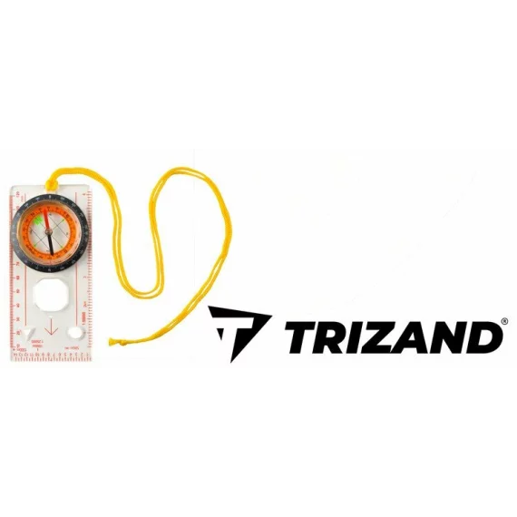 Busola pentru harta, TRIZAND, K7953 Map Compass, navigare outdoor precisa