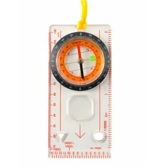 Busola pentru harta, TRIZAND, K7953 Map Compass, navigare outdoor precisa