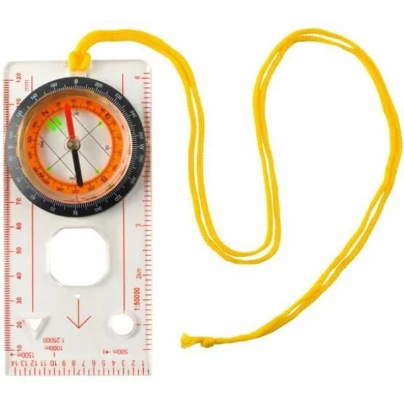 Busola pentru harta, TRIZAND, K7953 Map Compass, navigare outdoor precisa